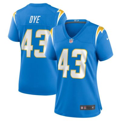 Troy Dye Los Angeles Chargers Women's Game Jersey - Powder Blue