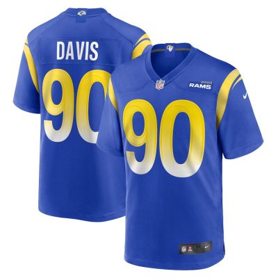 Tyler Davis Los Angeles Rams Team Game Jersey - Royal