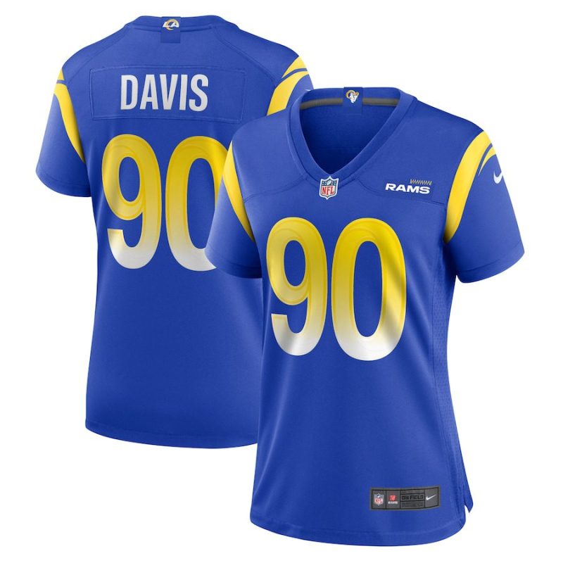 Tyler Davis Los Angeles Rams Women's Game Jersey - Royal