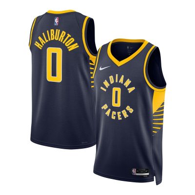 Tyrese Haliburton Indiana Pacers Swingman Jersey - Icon Edition - Navy