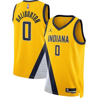 Tyrese Haliburton Indiana Pacers Swingman Jersey - Statement Edition - Gold