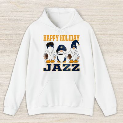 Utah Jazz Merry Christmas NBA Gift For Fan Christmas Gnomes Unisex Hoodie TAS21591