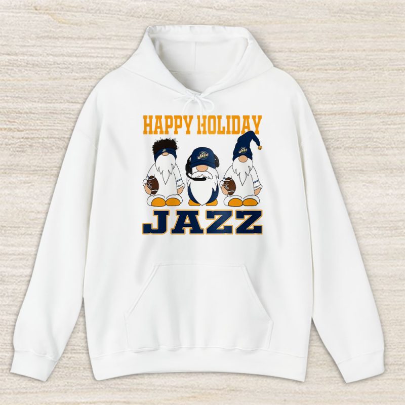 Utah Jazz Merry Christmas NBA Gift For Fan Christmas Gnomes Unisex Hoodie TAS21591