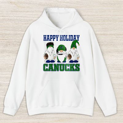 Vancouver Canucks Merry Christmas NHL Gift For Fan Christmas Gnomes Unisex Hoodie TAS21595