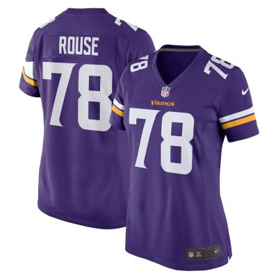 Walter Rouse Minnesota Vikings Women's Game Jersey - Purple