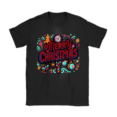 Washington Nationals Merry Christmas MLB Gift For Fan Christmas Funny Unisex T-Shirt Cotton Tee TAT21328