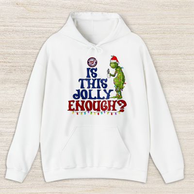 Washington Nationals Merry Christmas MLB Gift For Fan Cute Grinch Unisex Hoodie TAS21329