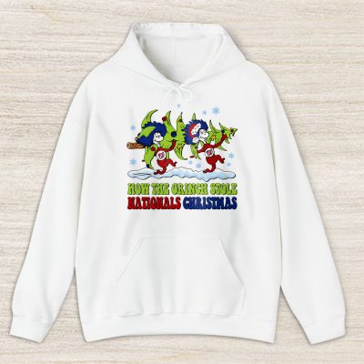 Washington Nationals Merry Christmas MLB Gift For Fan Cute Grinch Unisex Hoodie TAS21644