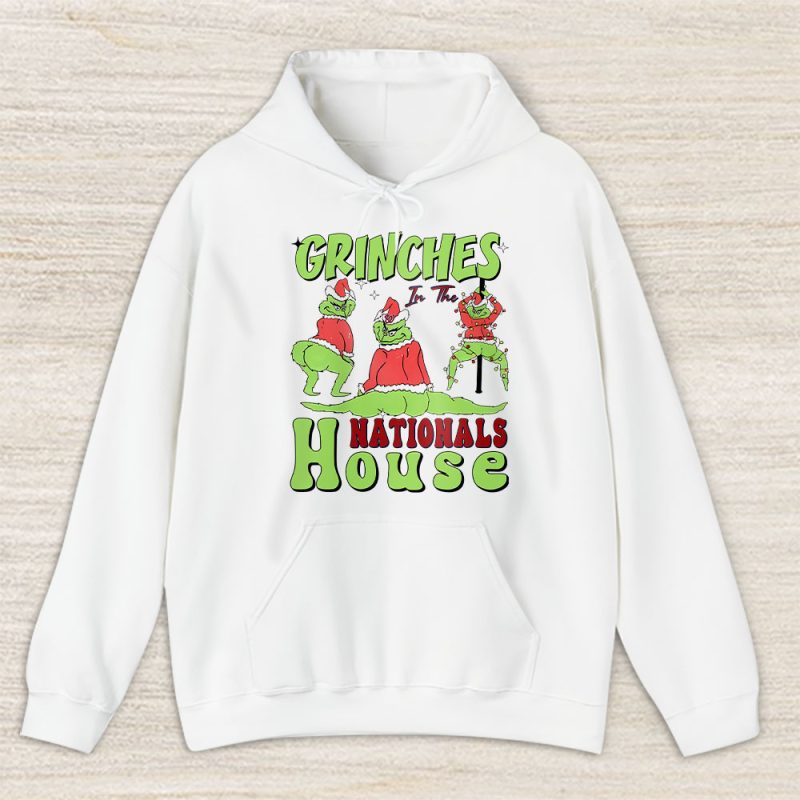 Washington Nationals Merry Christmas MLB Gift For Fan Cute Grinch Unisex Hoodie TAS21645