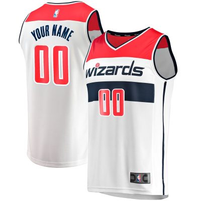 Washington Wizards Fast Break Custom Replica Jersey - Association Edition - White