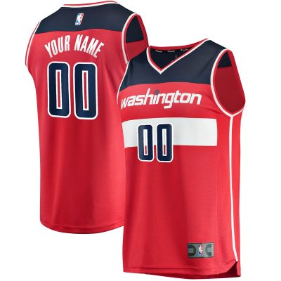 Washington Wizards Fast Break Custom Replica Jersey Red - Icon Edition