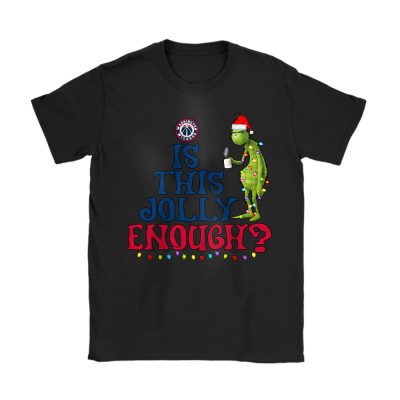 Washington Wizards Merry Christmas NBA Gift For Fan Cute Grinch Unisex T-Shirt Cotton Tee TAT21309