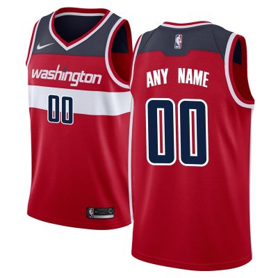 Washington Wizards Swingman Custom Jersey Red - Icon Edition