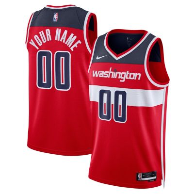 Washington Wizards Swingman Custom Jersey Red - Icon Edition