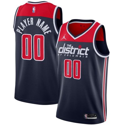 Washington Wizards Swingman Custom Jersey - Statement Edition - Navy