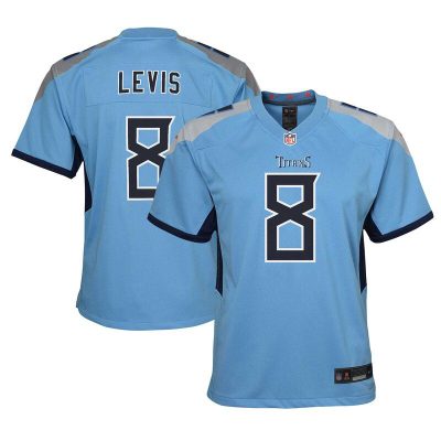 Will Levis Tennessee Titans Youth Alternate Player Game Jersey - Light Blue