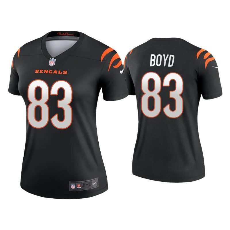 Women 2021 Tyler Boyd Cincinnati Bengals Black Legend Jersey