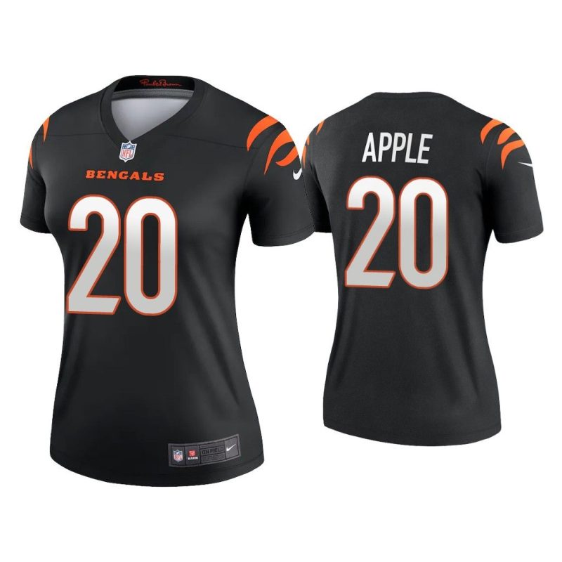 Women Eli Apple Cincinnati Bengals Black Legend Jersey