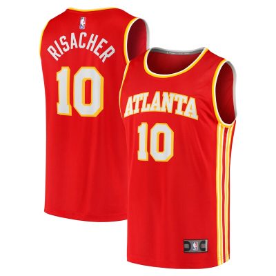 Zaccharie Risacher Atlanta Hawks 2024 NBA Draft Fast Break Player Jersey - Icon Edition - Red