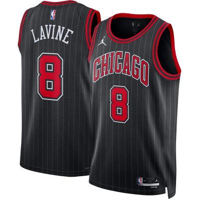 Zach LaVine Chicago Bulls Swingman Jersey - Statement Edition - Black