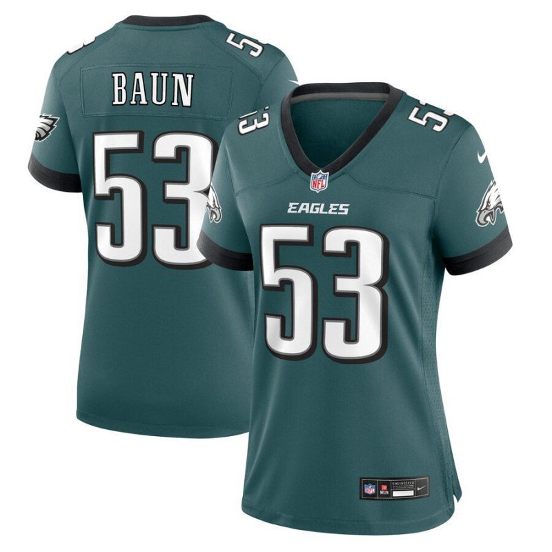 Zack Baun Philadelphia Eagles Women's Game Jersey - Midnight Green