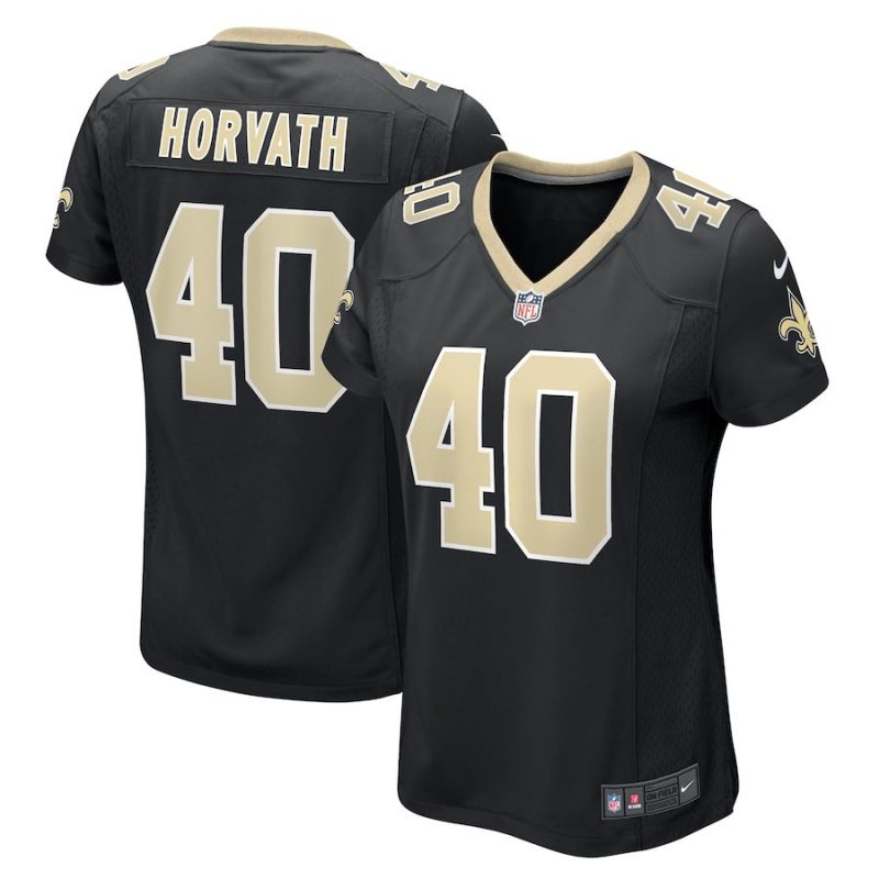 Zander Horvath New Orleans Saints Women's Game Jersey - Black