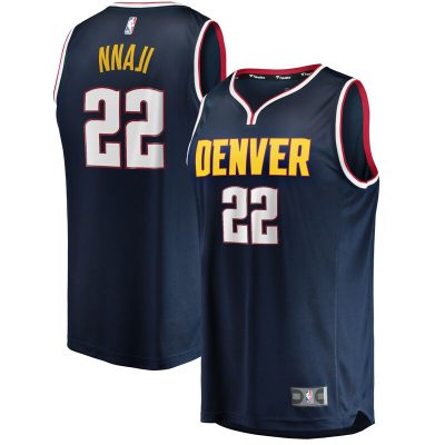 Zeke Nnaji Denver Nuggets 2021/22 Fast Break Replica Jersey - Icon Edition - Navy