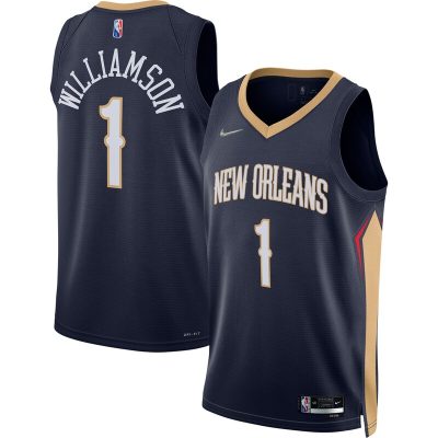 Zion Williamson New Orleans Pelicans 2021/22 Diamond Swingman Jersey - Icon Edition - Navy