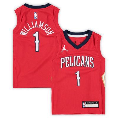 Zion Williamson New Orleans Pelicans Preschool 2020/21 Fast Break Replica Jersey - Statement Edition - Red