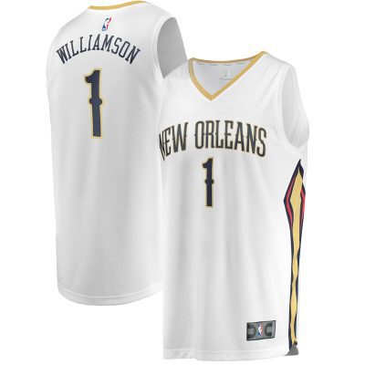 Zion Williamson New Orleans Pelicans Replica Fast Break Jersey White - Association Edition