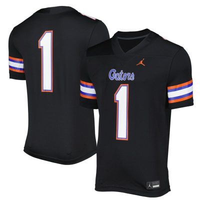 #1 Florida Gators Jordan Brand Alternate Game Jersey - Black