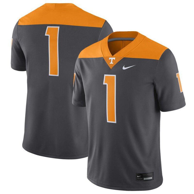 #1 Tennessee Volunteers Alternate Game Jersey - Anthracite