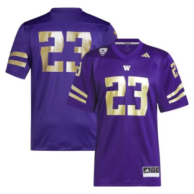 #23 Washington Huskies 2023 Premier Jersey - Purple