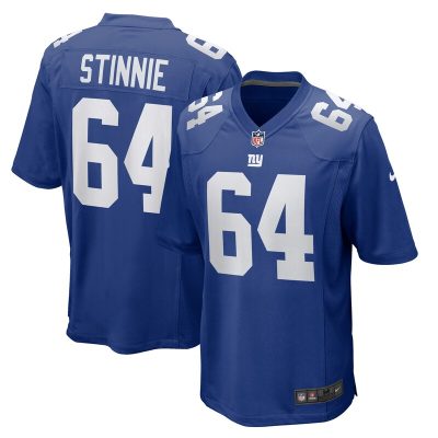 Aaron Stinnie New York Giants Team Game Jersey - Royal