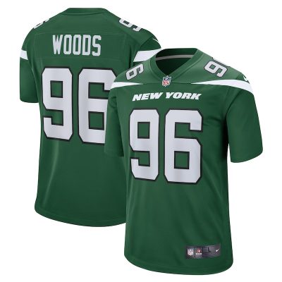 Al Woods New York Jets Game Jersey - Gotham Green