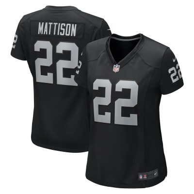 Alexander Mattison Las Vegas Raiders Women Game Jersey - Black