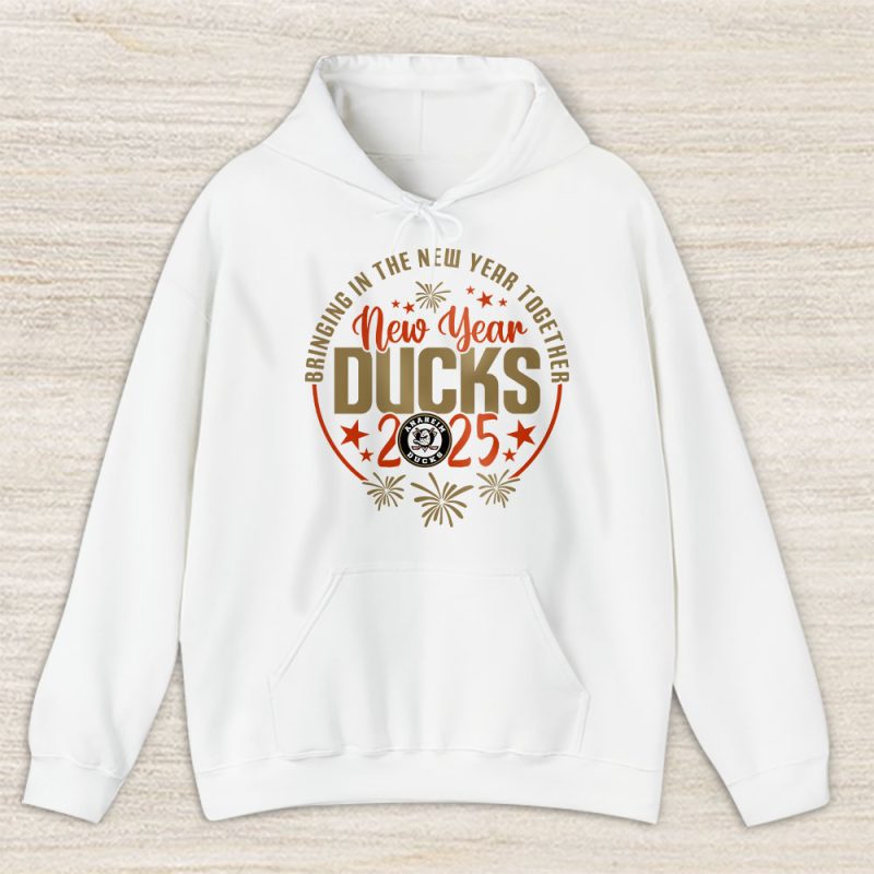 Anaheim Ducks Howdy New Year NHL Bringing In The New Year Together Unisex Hoodie TAH23441