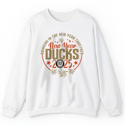 Anaheim Ducks Howdy New Year NHL Bringing In The New Year Together Unisex Sweatshirt TAS23441