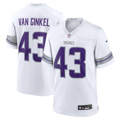 Andrew Van Ginkel Minnesota Vikings Alternate Game Jersey - White