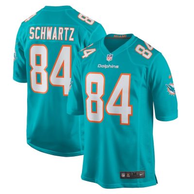 Anthony Schwartz Miami Dolphins Team Game Jersey - Aqua