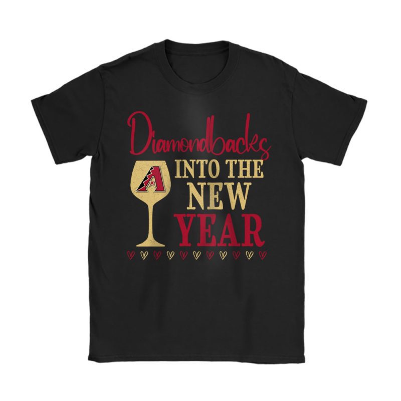 Arizona Diamondbacks Happy New Year MLB Gift For Fan Cheers To A New Year Unisex T-Shirt Cotton Tee TAT23454