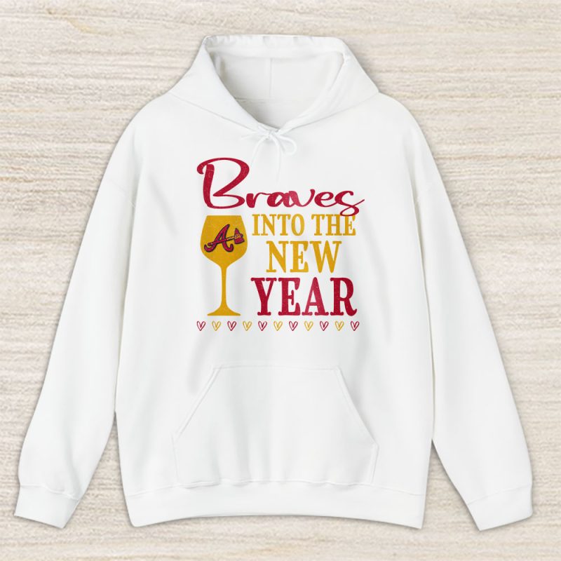 Atlanta Braves Happy New Year MLB Gift For Fan Cheers To A New Year Unisex Hoodie TAH23479