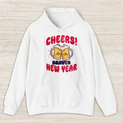 Atlanta Braves Happy New Year MLB Gift For Fan Hello 2025 Unisex Hoodie TAH23478