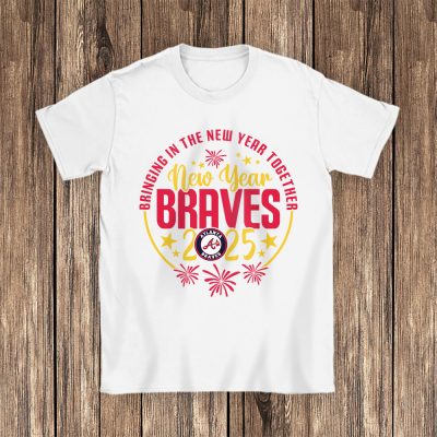 Atlanta Braves Howdy New Year MLB Bringing In The New Year Together Unisex T-Shirt Cotton Tee TAT23480