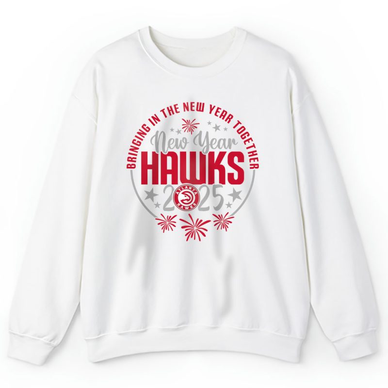 Atlanta Hawks Happy New Year NBA Bringing In The New Year Together Unisex Sweatshirt TAS23474