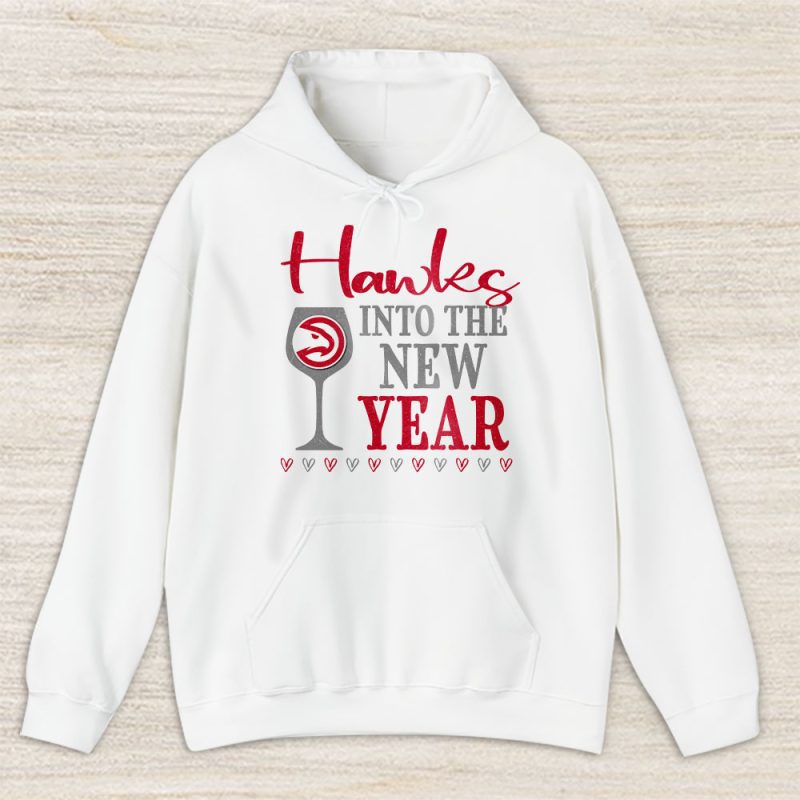 Atlanta Hawks Happy New Year NBA Gift For Fan Cheers To A New Year Unisex Hoodie TAH23473