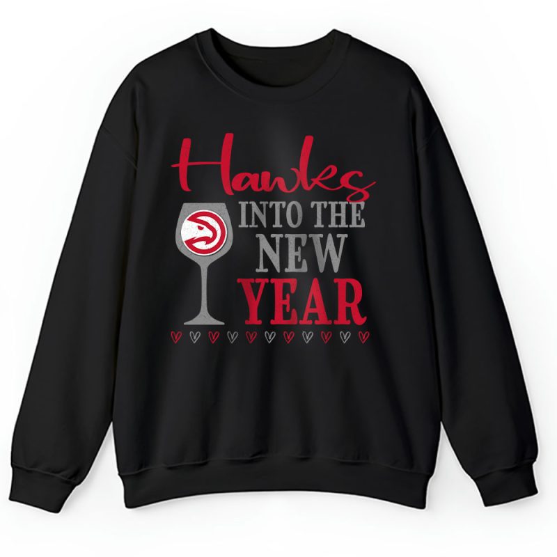 Atlanta Hawks Happy New Year NBA Gift For Fan Cheers To A New Year Unisex Sweatshirt TAS23473