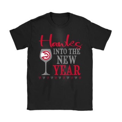 Atlanta Hawks Happy New Year NBA Gift For Fan Cheers To A New Year Unisex T-Shirt Cotton Tee TAT23473