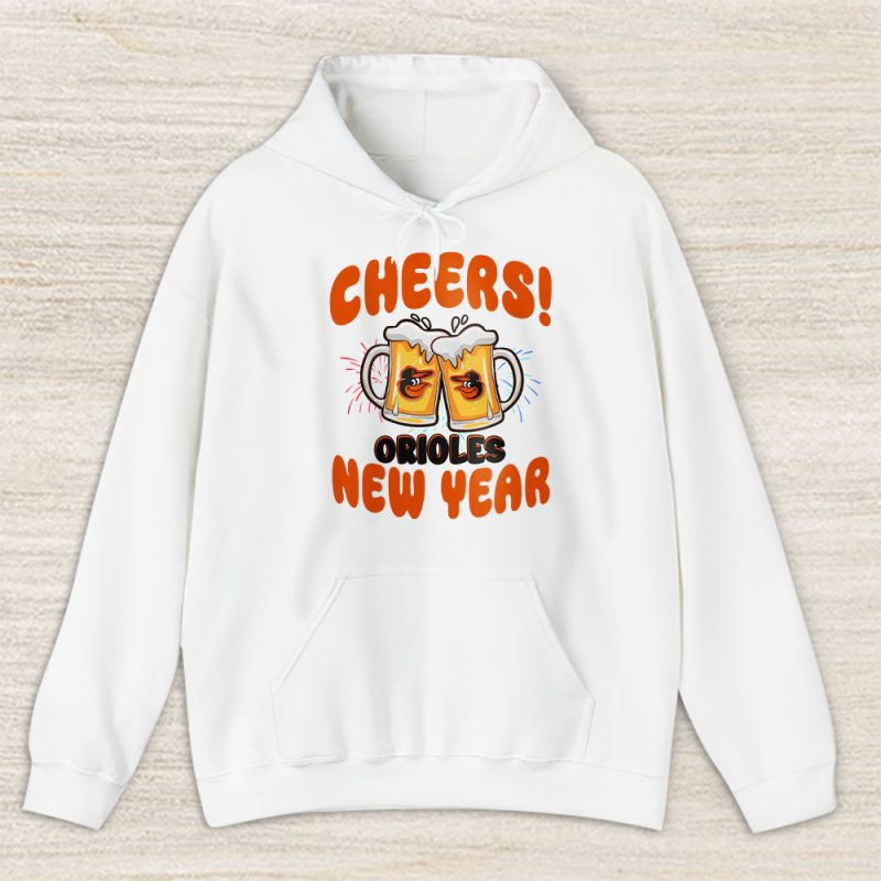 Baltimore Orioles Happy New Year MLB Gift For Fan Hello 2025 Unisex Hoodie TAH23491