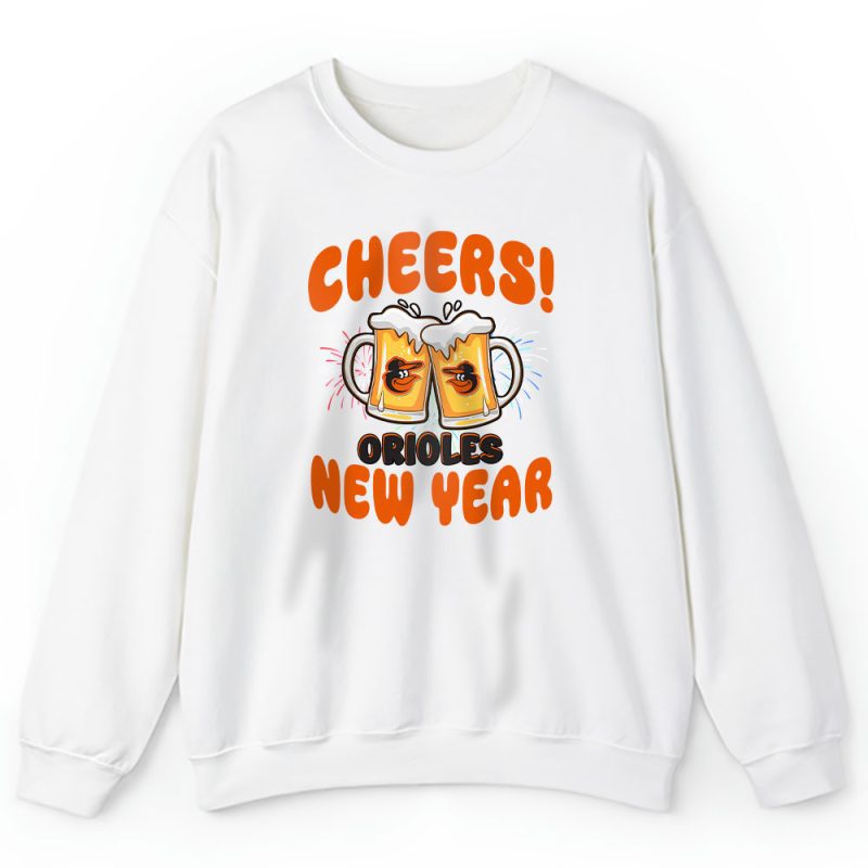 Baltimore Orioles Happy New Year MLB Gift For Fan Hello 2025 Unisex Sweatshirt TAS23491